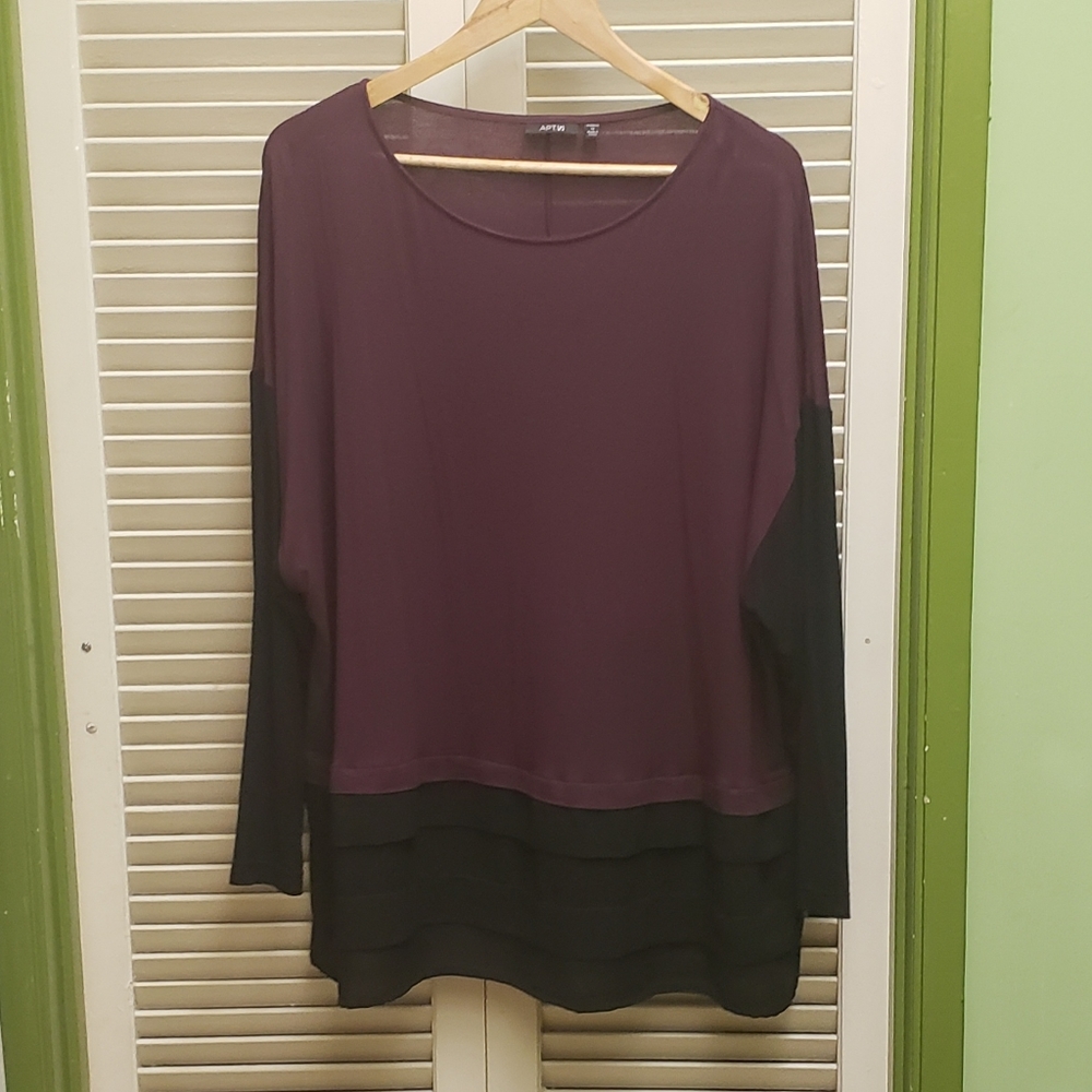 Apt. 9 burgundy tunic